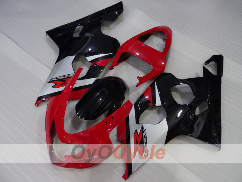 Injection Fairing kit for 04-05 GSX R750 - Red, Black - Factory Style #OYO87905290