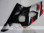 Injection Fairing kit for 04-05 GSX R750 - Red, Black - Factory Style #OYO87905290