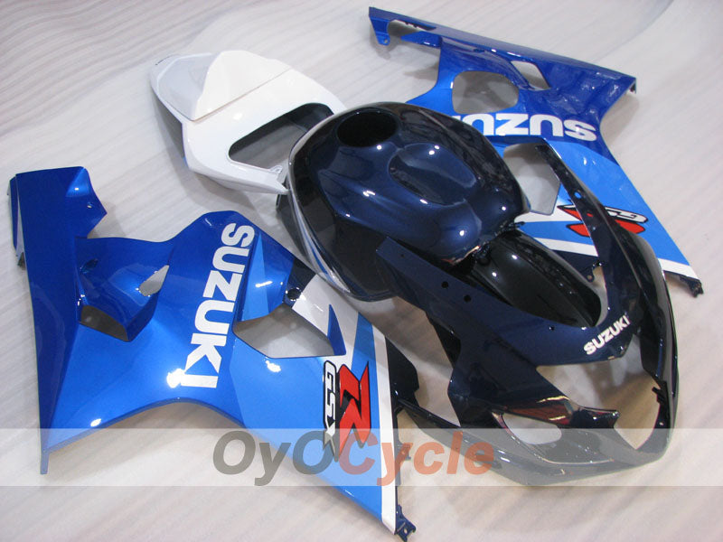 Injection Fairing kit for 04-05 GSXR600 - Blue, White - Factory Style #OYO87905251
