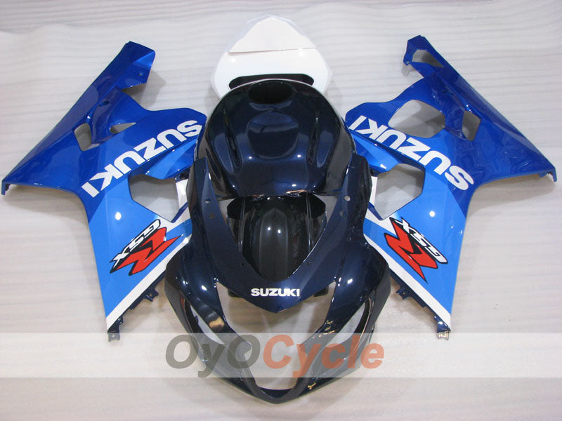 Injection Fairing kit for 04-05 GSXR600 - Blue, White - Factory Style #OYO87905251