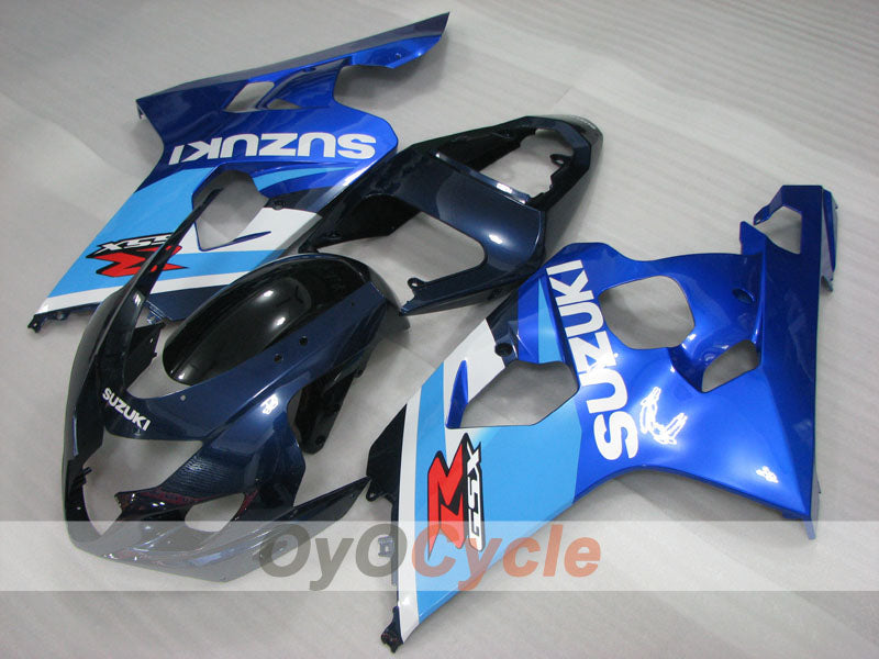 Injection Fairing kit for 04-05 GSX R750 - Blue, White - Factory Style #OYO87905292
