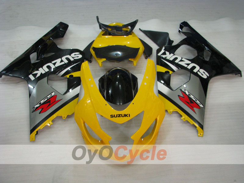Injection Fairing kit for 04-05 GSXR600 - Yellow, Black - Factory Style #OYO87905253 Secondary image