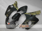 Injection Fairing kit for 04-05 GSX R750 - Black, Gold, Matte - Factory Style #OYO87905295