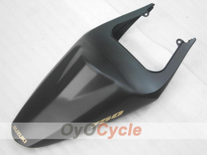 Injection Fairing kit for 04-05 GSX R750 - Black, Gold, Matte - Factory Style #OYO87905295
