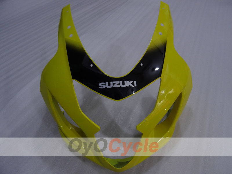 Injection Fairing kit for 04-05 GSXR600 - Yellow, Black - Factory Style #OYO87905256