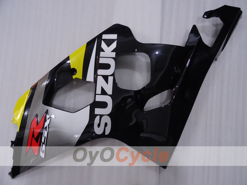 Injection Fairing kit for 04-05 GSX R750 - Yellow, Black - Factory Style #OYO87905296