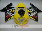 Injection Fairing kit for 04-05 GSX R750 - Yellow, Black - Factory Style #OYO87905297