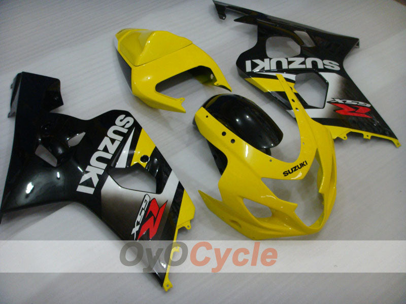 Injection Fairing kit for 04-05 GSX R750 - Yellow, Black - Factory Style #OYO87905297