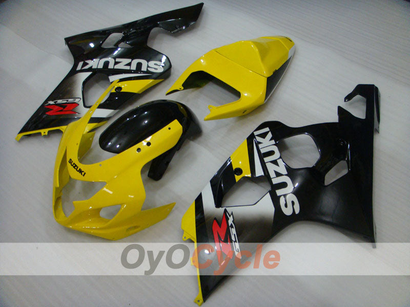 Injection Fairing kit for 04-05 GSX R750 - Yellow, Black - Factory Style #OYO87905297