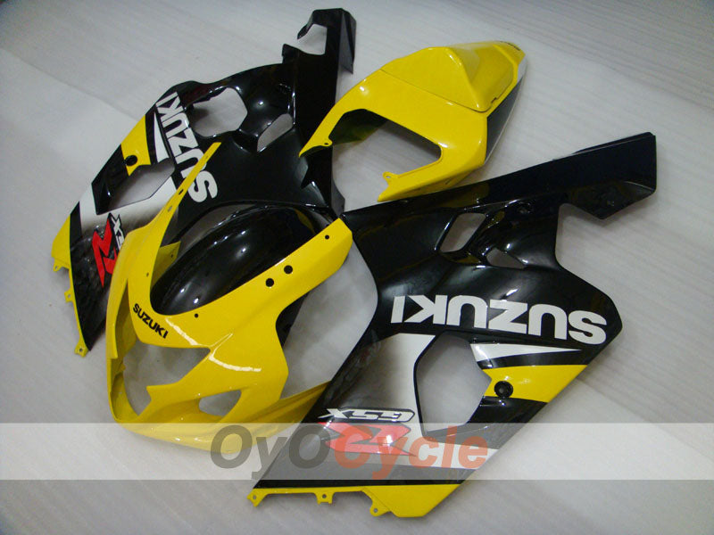 Injection Fairing kit for 04-05 GSX R750 - Yellow, Black - Factory Style #OYO87905298