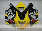 Injection Fairing kit for 04-05 GSX R750 - Yellow, Black - Factory Style #OYO87905298