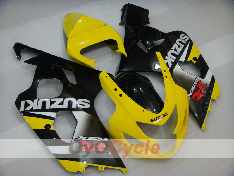 Injection Fairing kit for 04-05 GSX R750 - Yellow, Black - Factory Style #OYO87905298