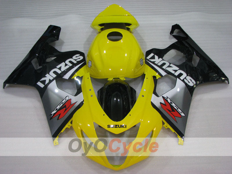 Injection Fairing kit for 04-05 GSXR600 - Yellow, Black - Factory Style #OYO87905259