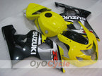 Injection Fairing kit for 04-05 GSXR600 - Yellow, Black - Factory Style #OYO87905259