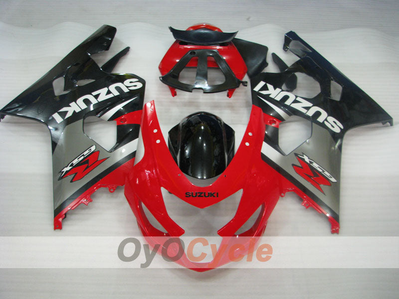 Injection Fairing kit for 04-05 GSXR600 - Red, Black - Factory Style #OYO87905260 Secondary image