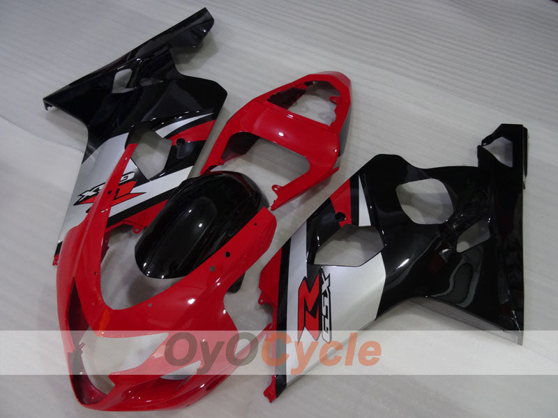 Injection Fairing kit for 04-05 GSX R750 - Red, Black - Factory Style #OYO87905301