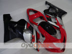 Injection Fairing kit for 04-05 GSX R750 - Red, Black - Factory Style #OYO87905301