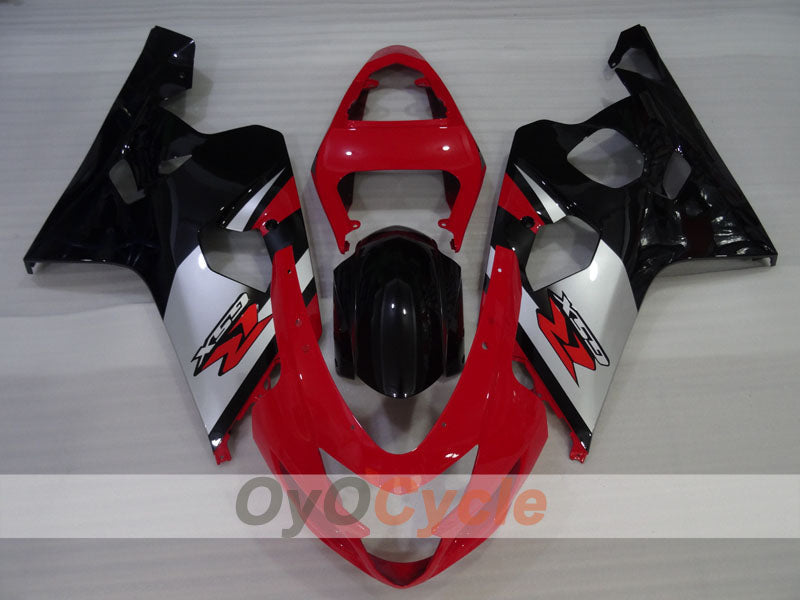 Injection Fairing kit for 04-05 GSX R750 - Red, Black - Factory Style #OYO87905301