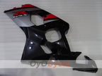 Injection Fairing kit for 04-05 GSX R750 - Red, Black - Factory Style #OYO87905301