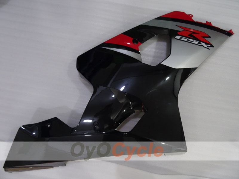 Injection Fairing kit for 04-05 GSX R750 - Red, Black - Factory Style #OYO87905301