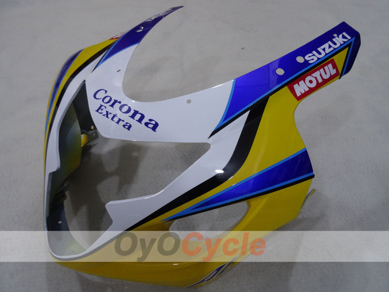 Injection Fairing kit for 04-05 GSXR600 - Yellow, Blue - Corona, MOTUL #OYO87905263