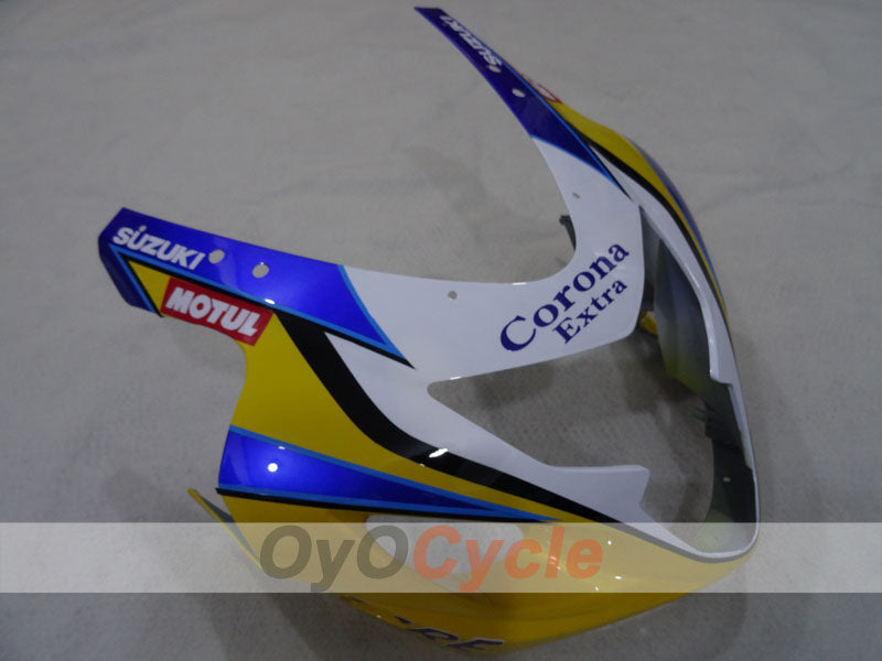 Injection Fairing kit for 04-05 GSXR600 - Yellow, Blue - Corona, MOTUL #OYO87905263