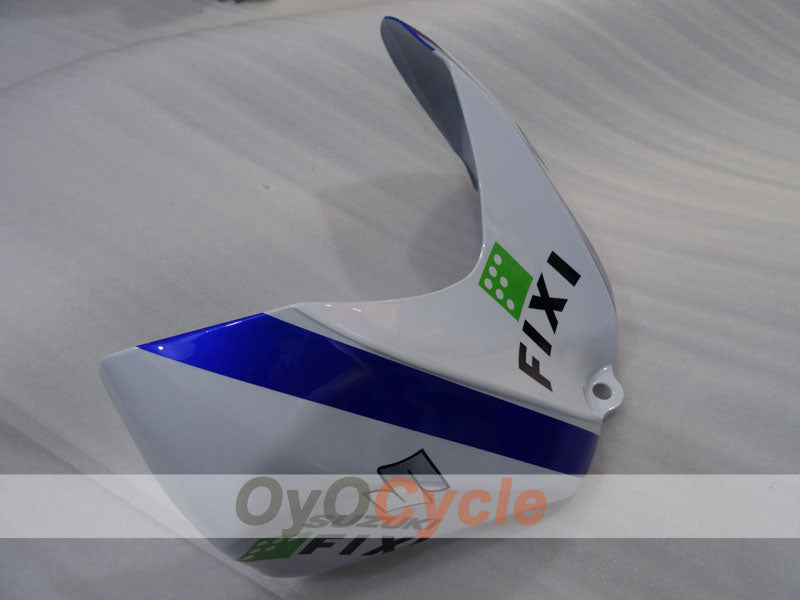 Injection Fairing kit for 06-07 GSX R600 - Blue, White - MOTOREX #OYO87905304