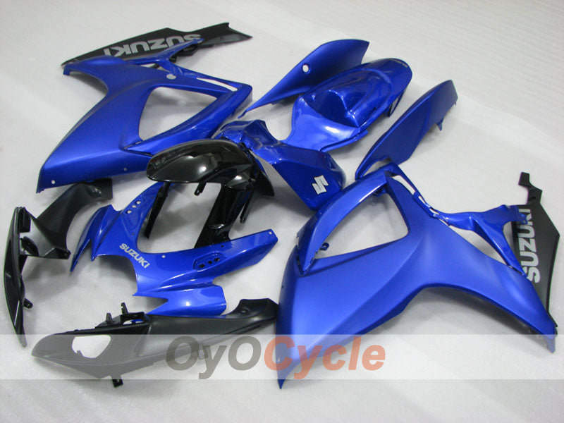 Injection Fairing kit for 06-07 GSX R750 - Blue, Black - Factory Style #OYO87905346 Main image
