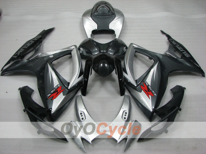 Injection Fairing kit for 06-07 GSX R750 - Black, Grey - Factory Style #OYO87905349 Secondary image