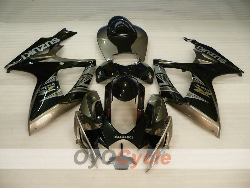 Injection Fairing kit for 06-07 GSX R750 - Black, Grey - Factory Style #OYO87905350 Secondary image