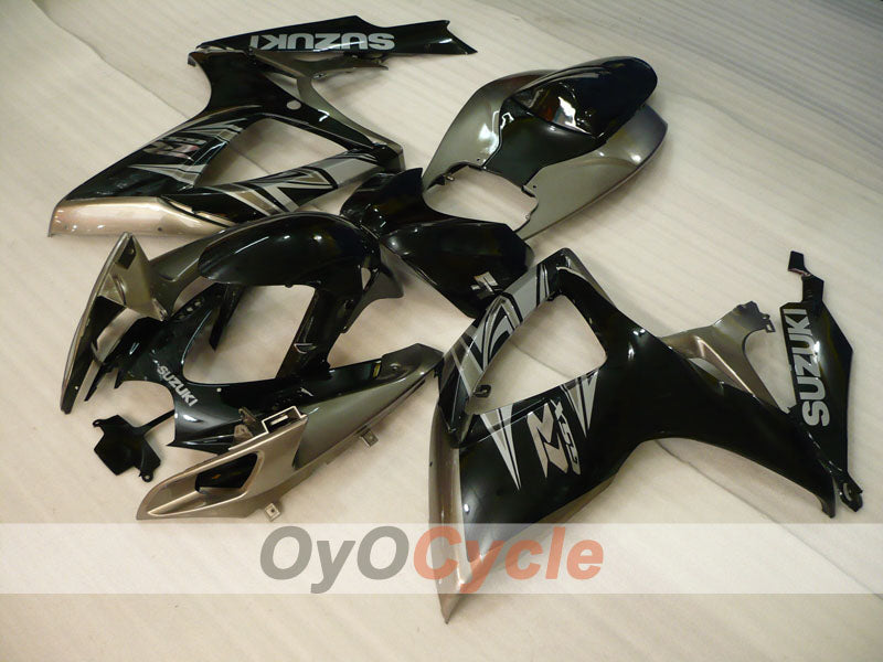 Injection Fairing kit for 06-07 GSX R750 - Black, Grey - Factory Style #OYO87905350