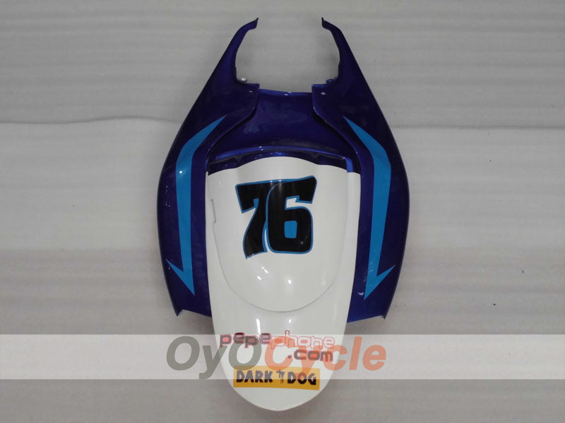 Injection Fairing kit for 06-07 GSX R600 - Blue, White - MOTUL #OYO87905315