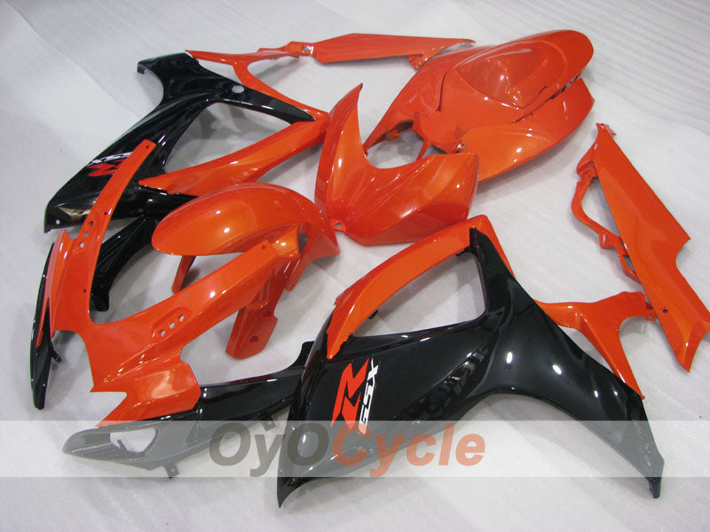 Injection Fairing kit for 06-07 GSX R600 - Orange, Black - Factory Style #OYO87905316 Main image