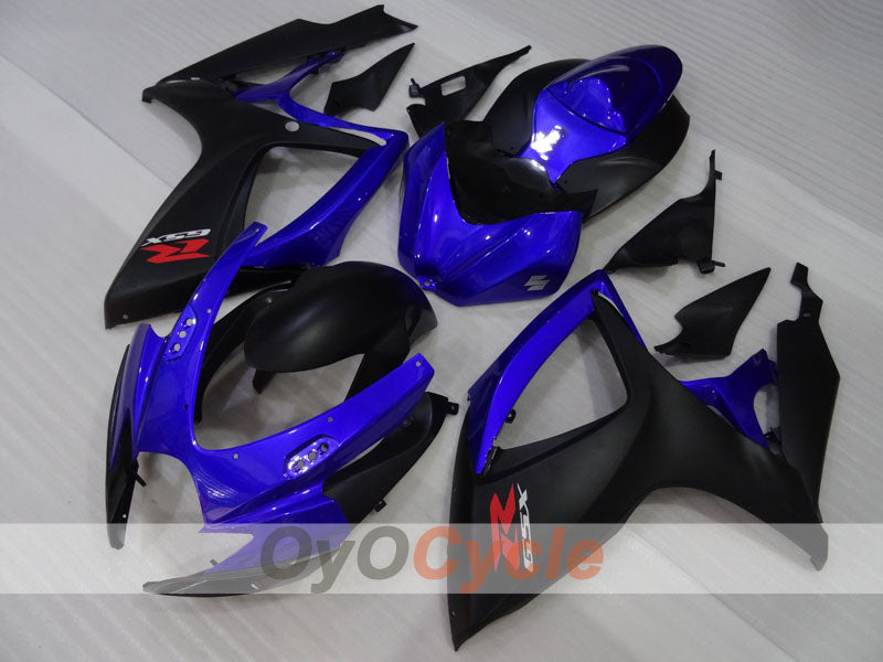 Injection Fairing kit for 06-07 GSX R600 - Blue, Black - Factory Style #OYO87905317