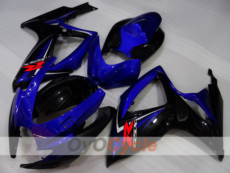 Injection Fairing kit for 06-07 GSX R750 - Blue, Black - Factory Style #OYO87905355