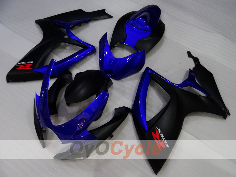 Injection Fairing kit for 06-07 GSX R600 - Blue, Black - Factory Style #OYO87905320