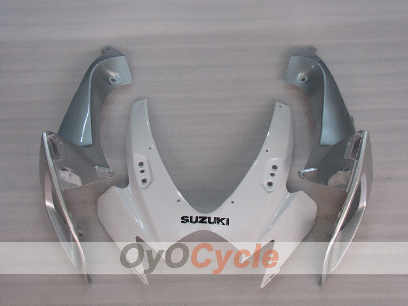 Injection Fairing kit for 06-07 GSX R750 - White, Silver - Factory Style #OYO87905357