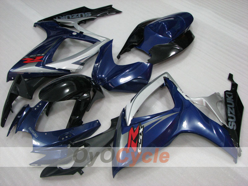 Injection Fairing kit for 06-07 GSX R600 - Blue, Black - Factory Style #OYO87905322