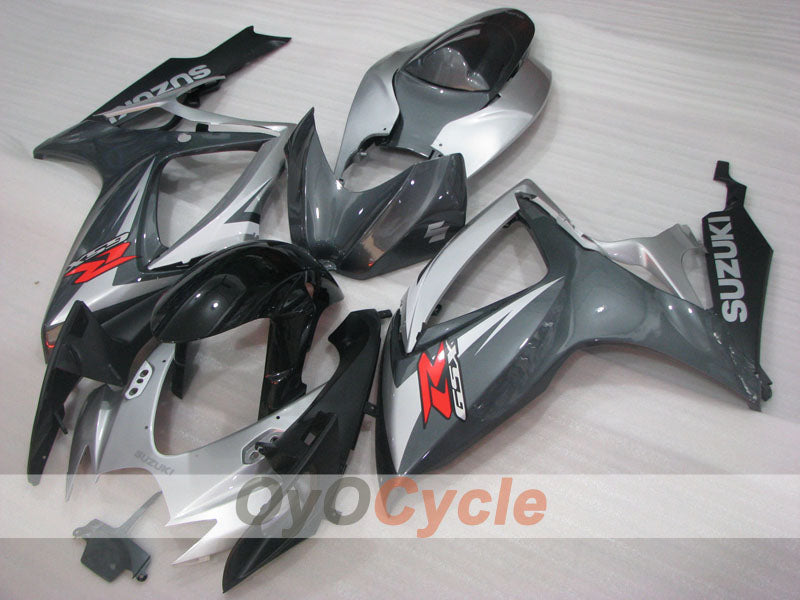 Injection Fairing kit for 06-07 GSX R600 - Black, Grey - Factory Style #OYO87905323 Secondary image