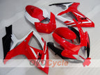 Injection Fairing kit for 06-07 GSX R750 - Red, White - Factory Style #OYO87905363