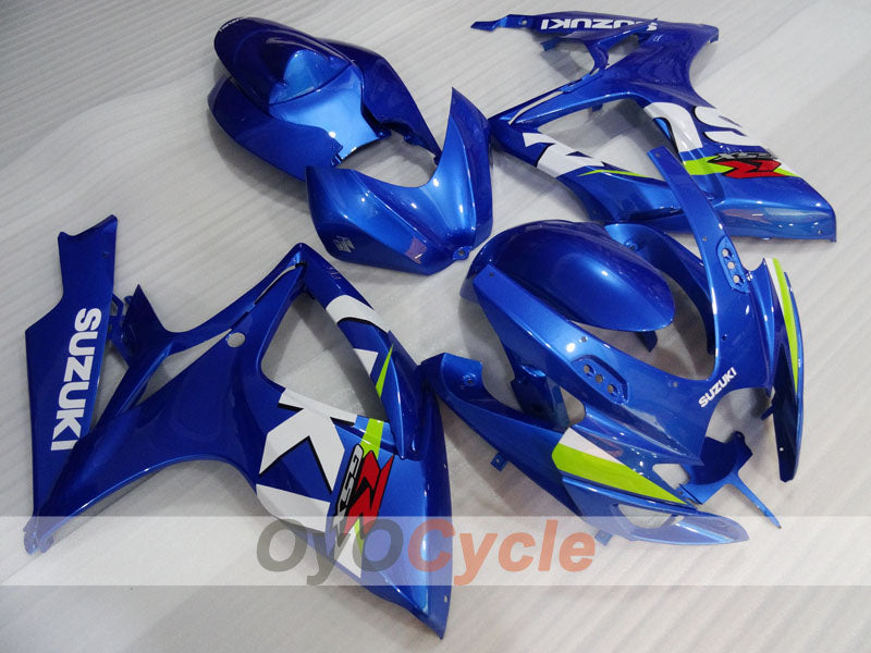 Injection Fairing kit for 06-07 GSX R600 - Blue - Factory Style #OYO87905331 Main image