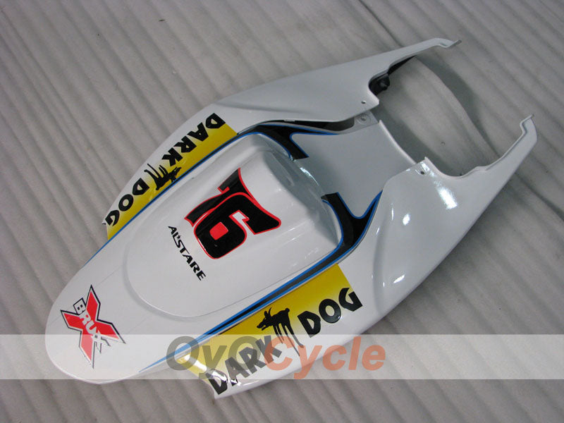 Injection Fairing kit for 06-07 GSX R750 - White, Black - Dark Dog #OYO87905368