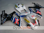 Injection Fairing kit for 06-07 GSX R600 - White, Black - Dark Dog #OYO87905332