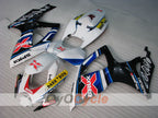 Injection Fairing kit for 06-07 GSX R750 - White, Black - Dark Dog #OYO87905368