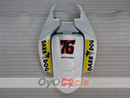 Injection Fairing kit for 06-07 GSX R750 - White, Black - Dark Dog #OYO87905368