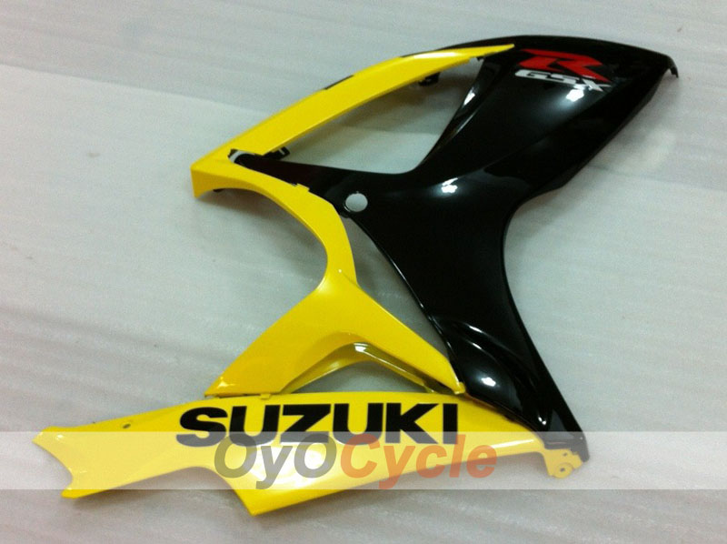 Injection Fairing kit for 06-07 GSX R600 - Yellow, Black - Factory Style #OYO87905334