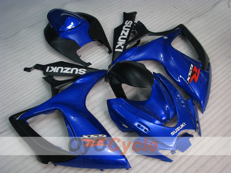 Injection Fairing kit for 06-07 GSX R600 - Blue, Black - Factory Style #OYO87905335 Main image
