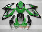 Injection Fairing kit for 06-07 GSX R600 - Green, Black - Factory Style #OYO87905337