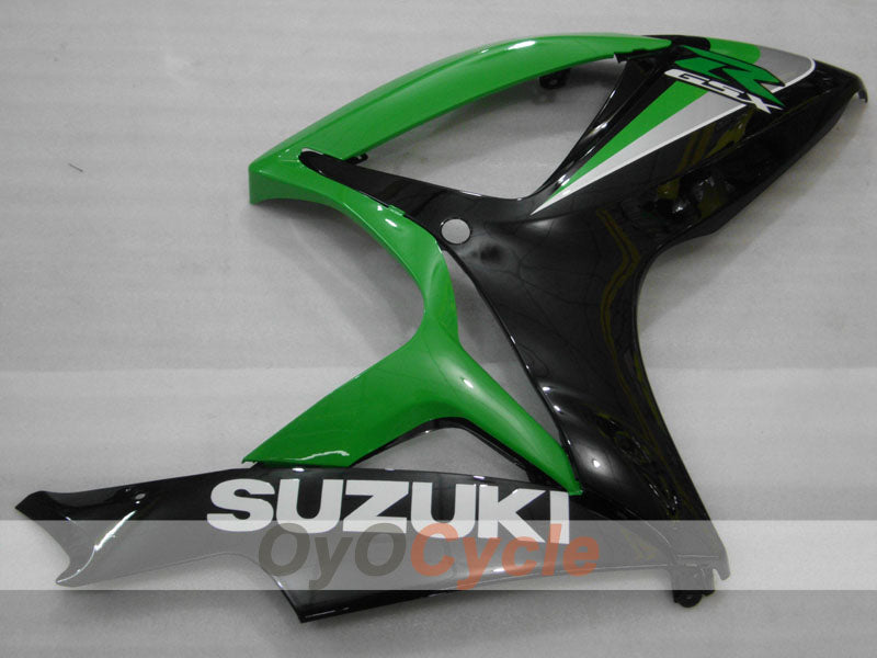Injection Fairing kit for 06-07 GSX R600 - Green, Black - Factory Style #OYO87905337