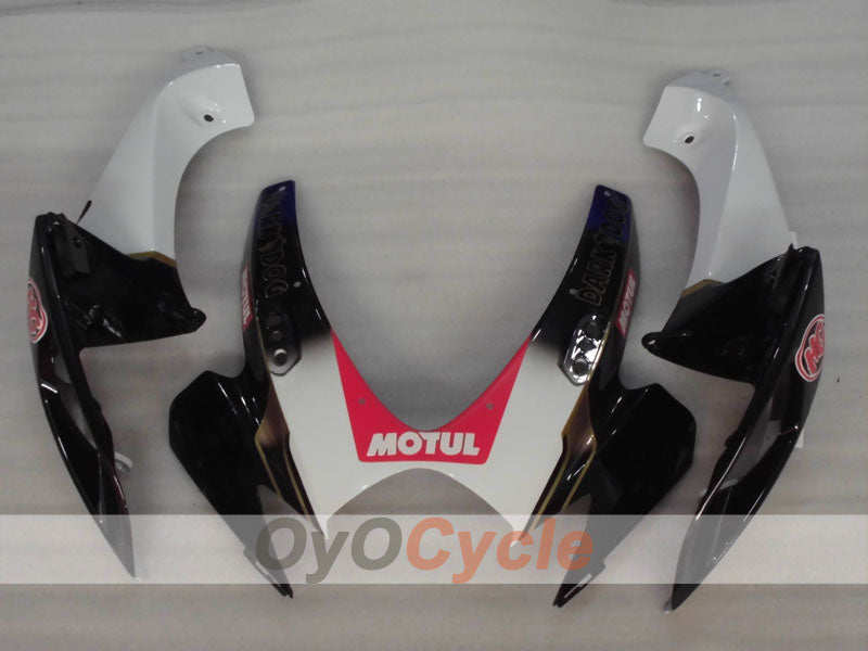Injection Fairing kit for 06-07 GSX R600 - White, Black - MOTUL, VIRU #OYO87905338